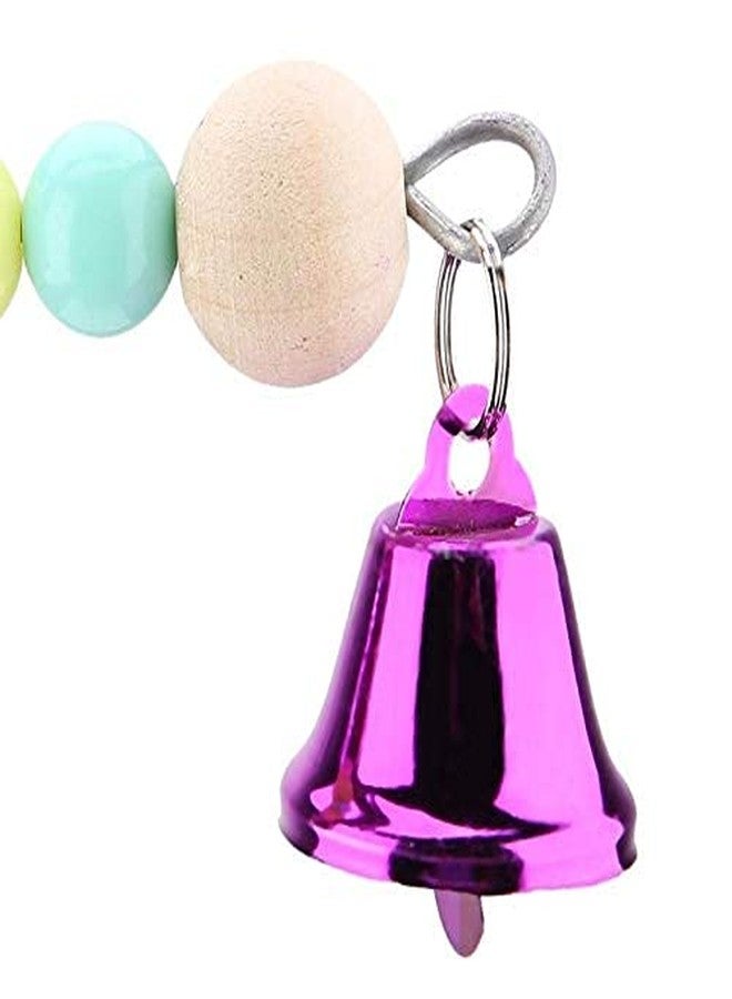 ويستيرن إرا لعبة تأرجح خشبية طبيعية مرحة على شكل خرز للطيور، من العصر الغربي - Image 5